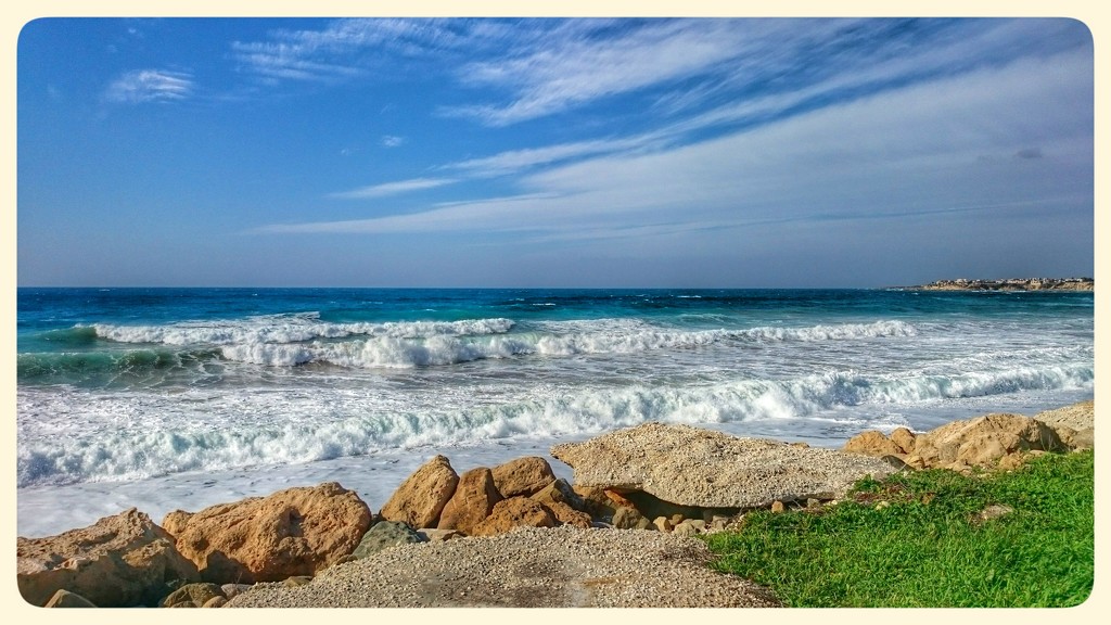 Breaking Waves, Cyprus  by carolmw