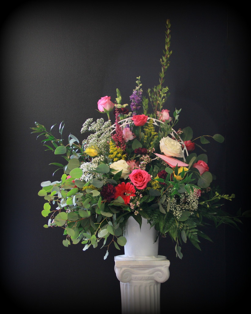 Basket of Flowers by calm