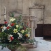 Romsey Abbey: flowers at the font by quietpurplehaze