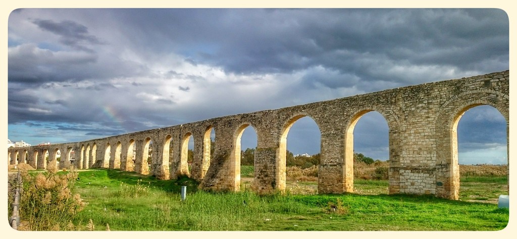 The Kamares Aqueduct, Larnaca, Cyprus  by carolmw