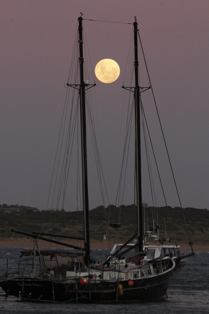Sailing by the light of the moon by gilbertwood