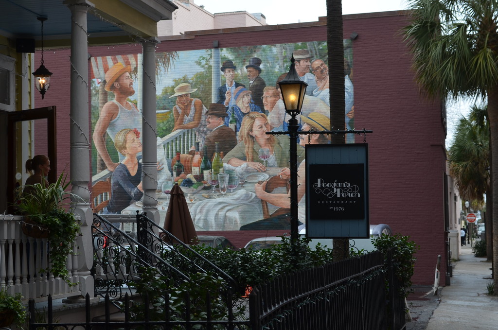 Mural, downtown Charleston, SC by congaree