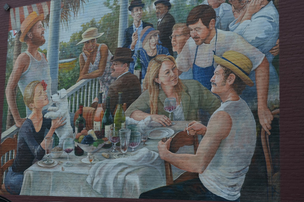Mural, downtown Charleston, SC by congaree