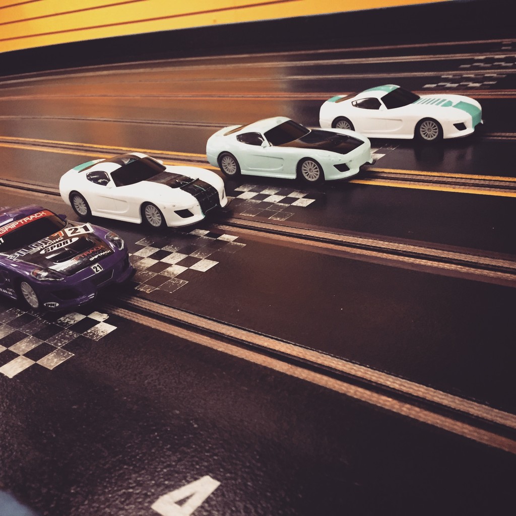 Slot Car racing  by annymalla