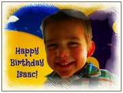 7th Jan 2015 - Happy Birthday Isaac!