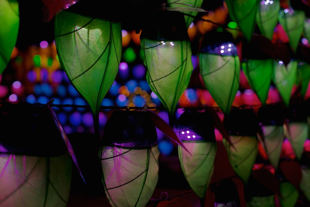 Layers of Colored Lanterns by jyokota