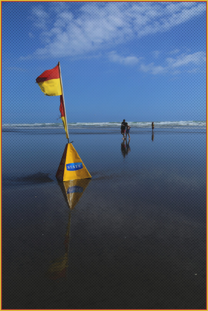 Swim between the flags by dide