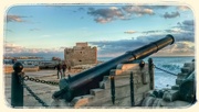 9th Jan 2015 - Cannon And Fort, Paphos Harbour, Cyprus 