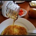 Maple syrup with pancakes by kerenmcsweeney