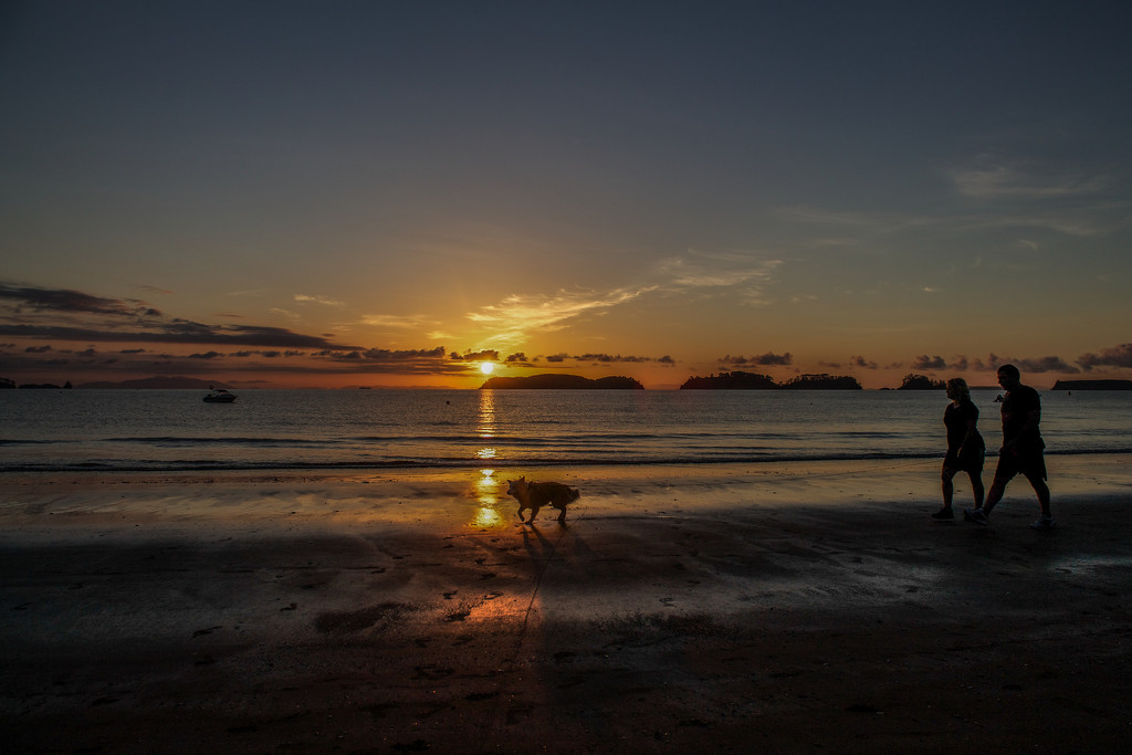 Sunrise over Martins Bay by graemestevens