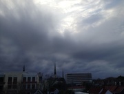 12th Jan 2015 - Unusual sky and clouds over downtown Charleston, SC, 1/11/15