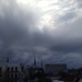 Unusual sky and clouds over downtown Charleston, SC, 1/11/15 by congaree