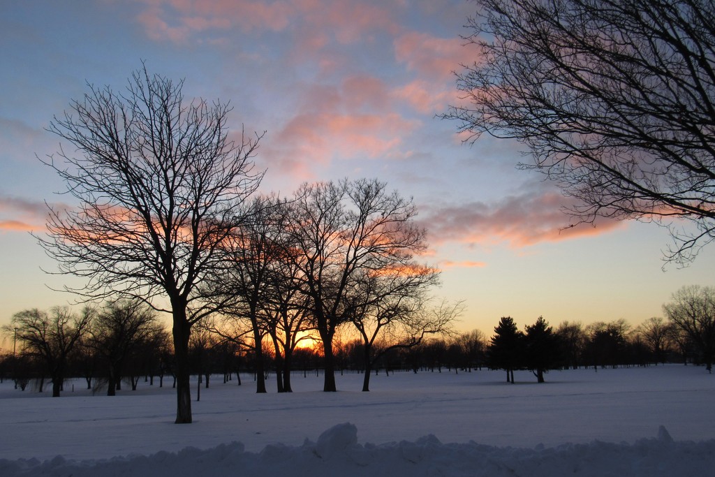 Winter Sunset by randy23