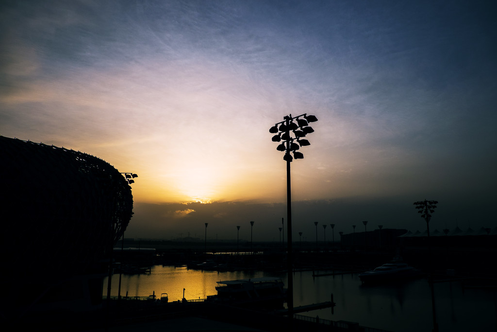 Day 012, Year 3 - Morning Over Yas Marina  by stevecameras
