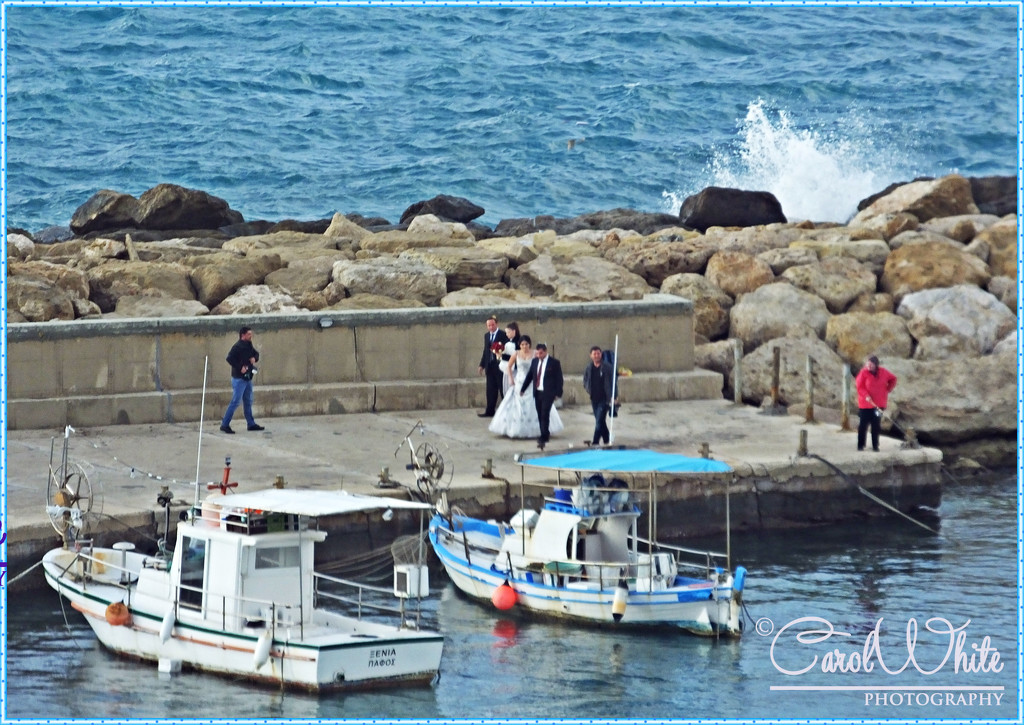 Wedding Group And Fishing Boats by carolmw