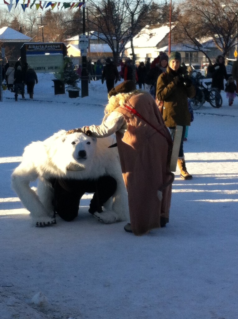 Your Friendly Neighbourhood Polar Bear by bkbinthecity