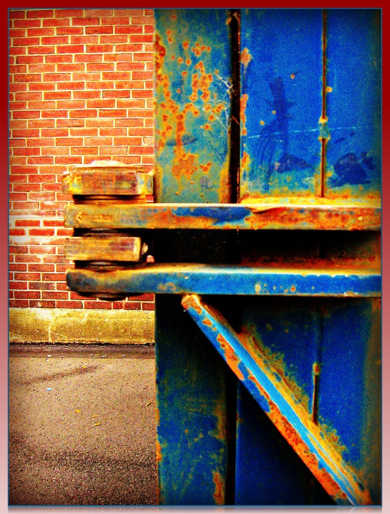 Rusty Dumpster by olivetreeann