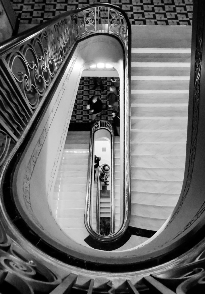 Theater Stairway by rosiekerr