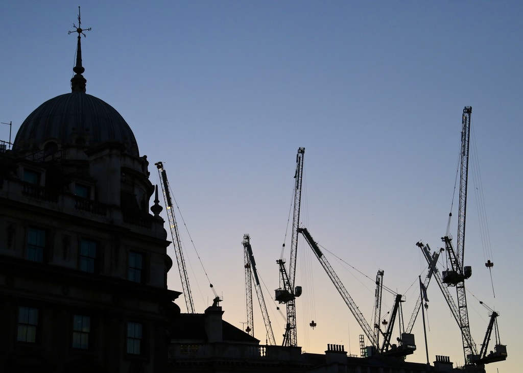 1 Cornhill and Cranes by nicolaeastwood