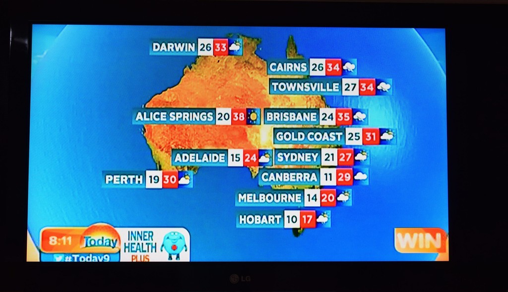 Weather in Australia Today. by happysnaps