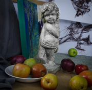 19th Jan 2015 - Still Life with Putto, How Dare!
