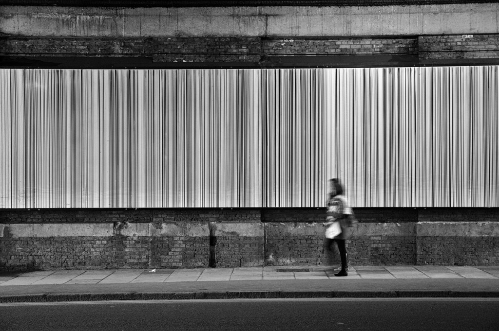 Walking past a bar code! by seanoneill