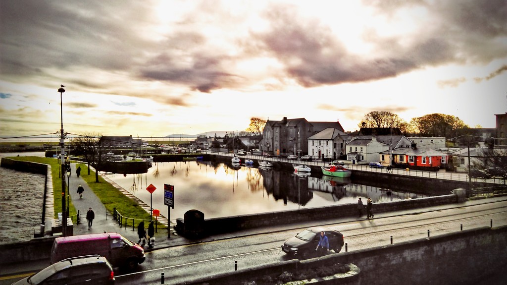 20 view of the Claddagh basin from Fisheries Tower Galway by jack4john