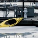 Cold Yellow Kayak Awaits Its Kayaker by taffy