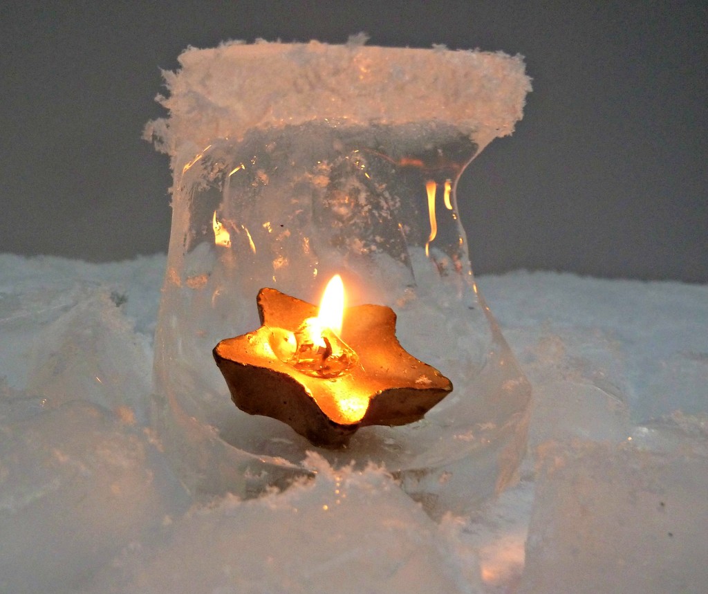 Candle in Ice - Hot and Cold by wendyfrost