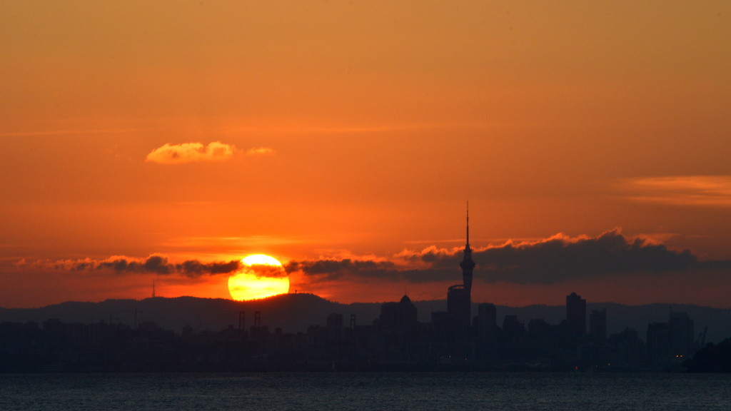 Auckland at Sunset by nickspicsnz