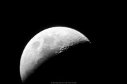 25th Jan 2015 - Moon thru Telescope
