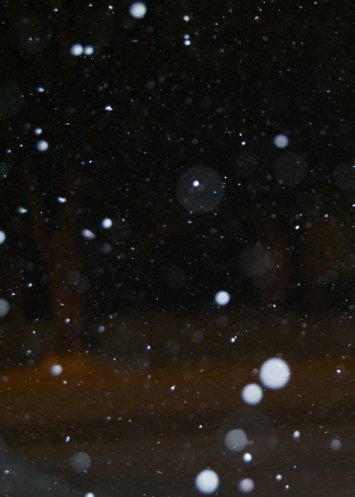 Snowy night by meemakelley