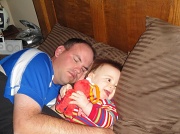 28th Oct 2010 - In bed with Dad