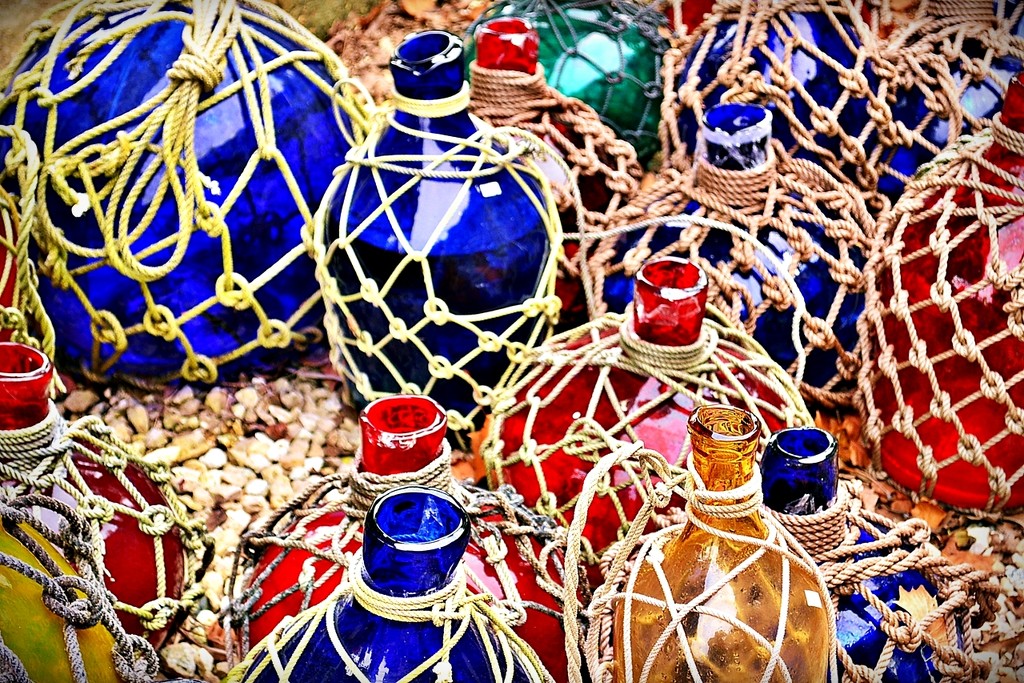 Bottles and nets  by soboy5
