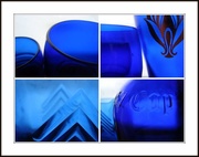 28th Jan 2015 - Blue Glass Collage