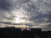 31st Jan 2015 - Skies over downtown Charleston, SC this week.