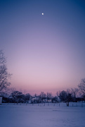 31st Jan 2015 - sunset moonrise