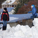 Snow Bank Climbing by jawere