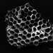 Wasp nest on Black_9805-B&W by rontu