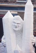 2nd Feb 2015 - Snow Carving outside the Ice Palace