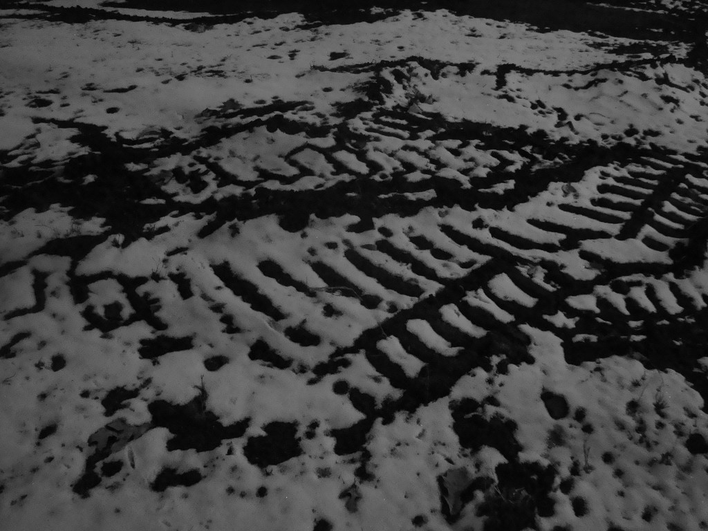 Snow on Tracks by mcsiegle