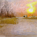 snowy painting photo inspired by Monet - Get Pushed by myhrhelper