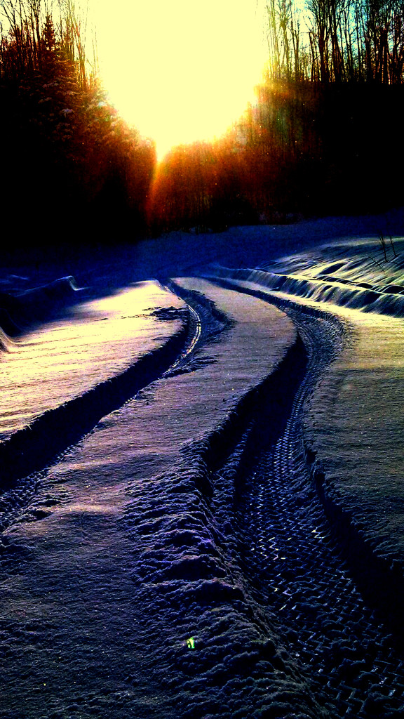 Snow tracks by lifepause
