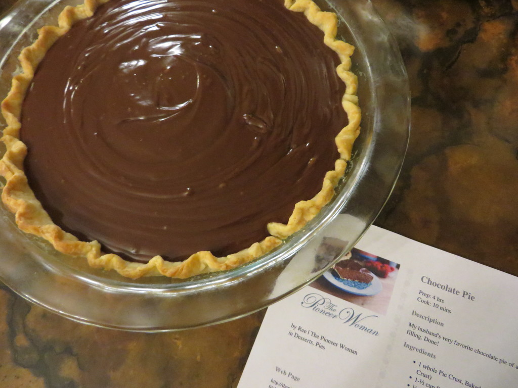 Pioneer Woman's chocolate pie by margonaut