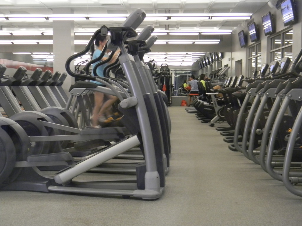 Treadmills at Gym by sfeldphotos