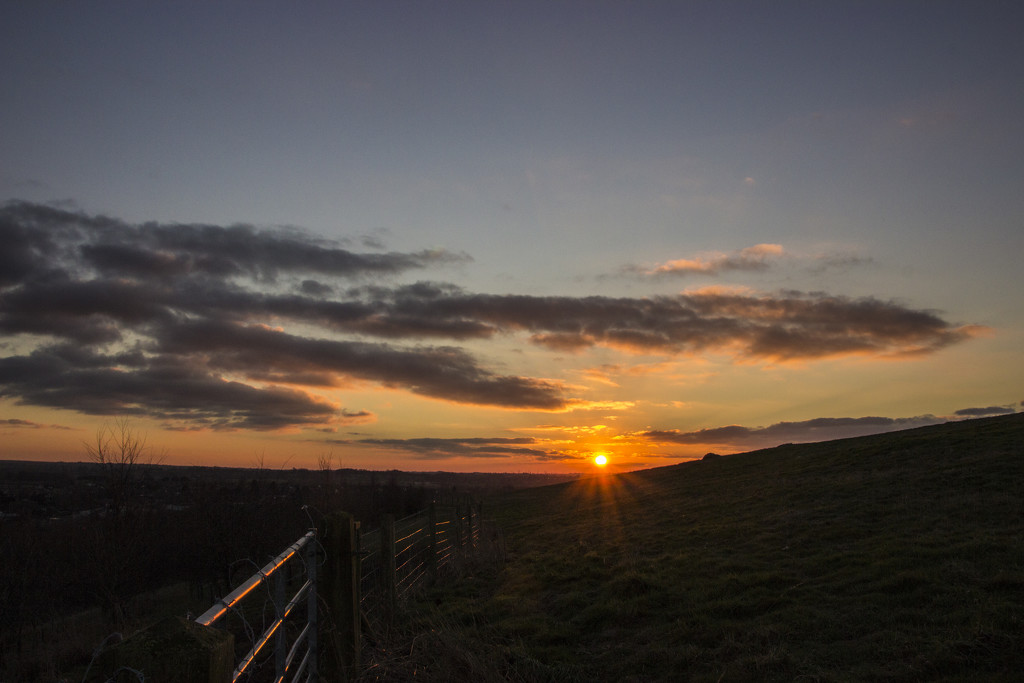 Sunset from the New Hill by shepherdman
