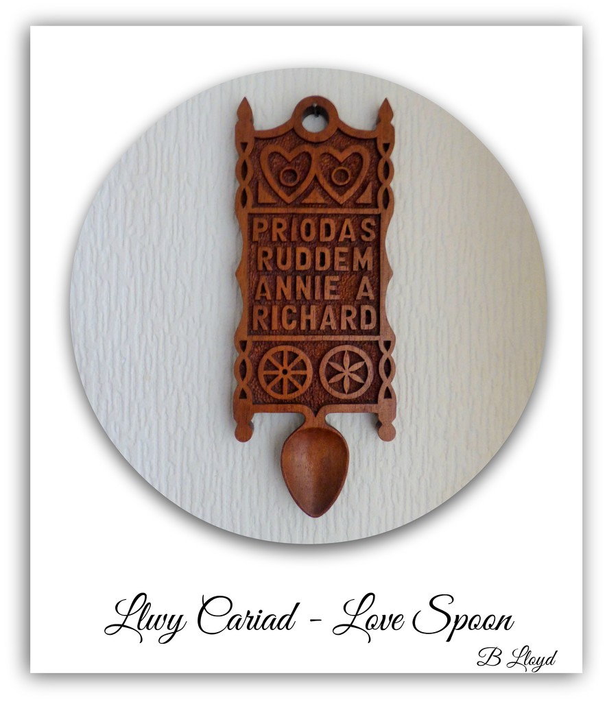  L for - Llwy Cariad -Love Spoon  by beryl
