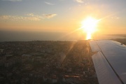 22nd Oct 2010 - Sunset from the air