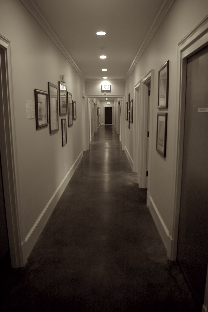 My office - the long back hall! by thewatersphotos