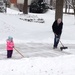 "Helping" Grandpa shovel the driveway by mdoelger